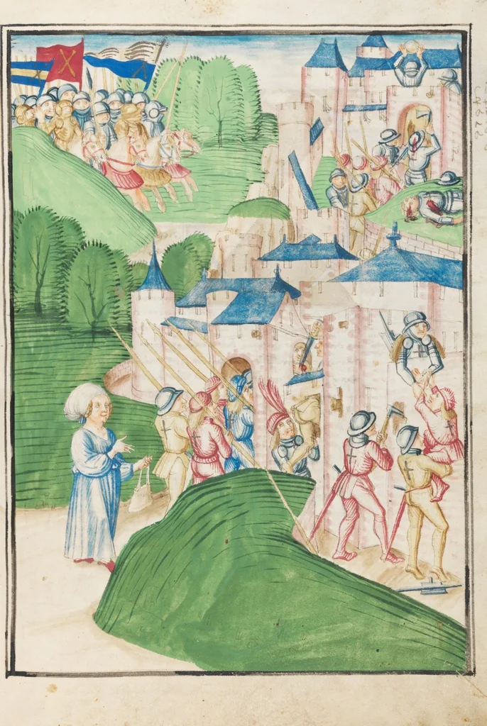 An illustration from Diebold Schilling, Amtliche Berner Chronik, vol. 3, 1478, leaf 343