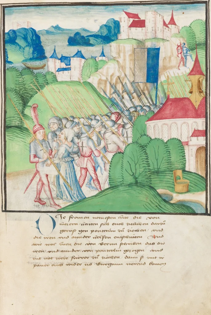 An illustration from Diebold Schilling, Amtliche Berner Chronik, vol. 3, 1478, leaf 359