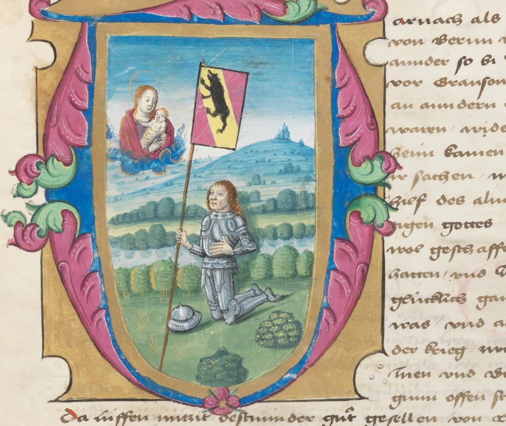An illustration from Diebold Schilling, Amtliche Berner Chronik, vol. 3, 1478, leaf 401