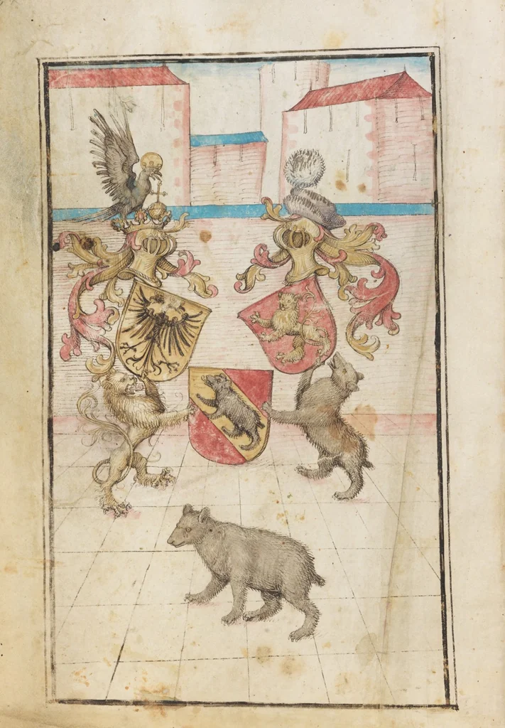 An illustration from Diebold Schilling, Amtliche Berner Chronik, vol. 3, 1478, leaf 6