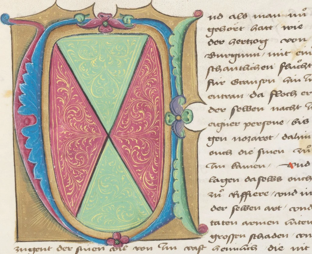 An illustration from Diebold Schilling, Amtliche Berner Chronik, vol. 3, 1478, leaf 689