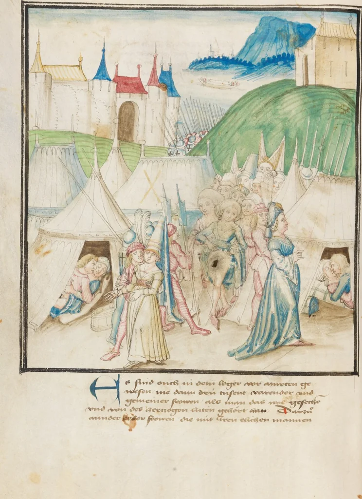 An illustration from Diebold Schilling, Amtliche Berner Chronik, vol. 3, 1478, leaf 780