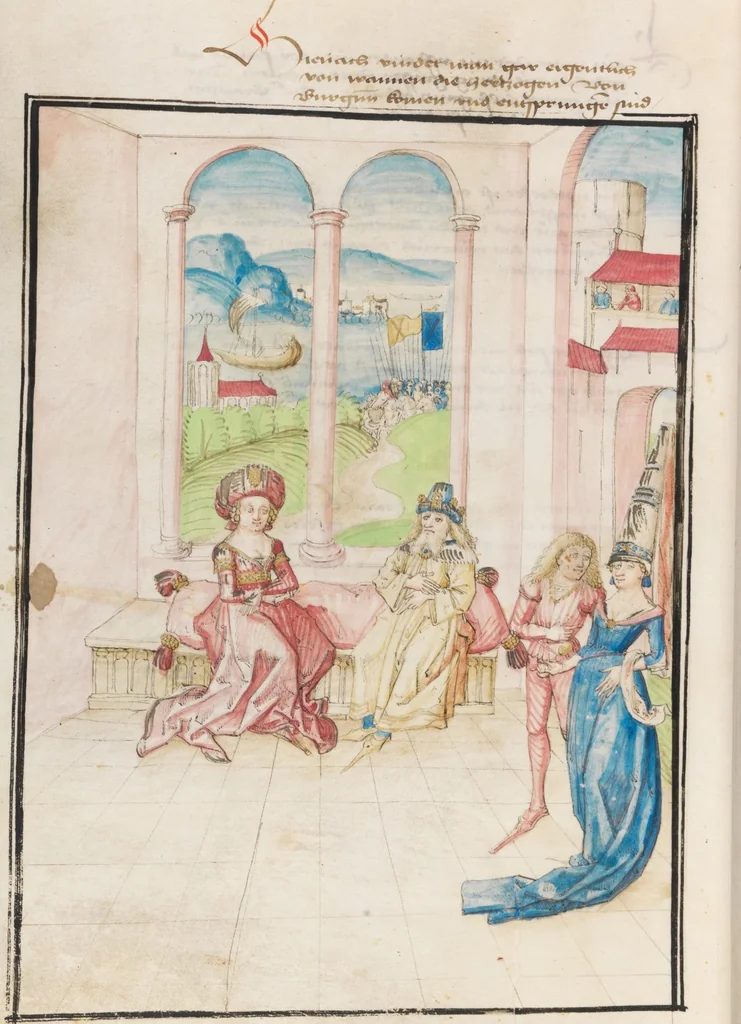 An illustration from Diebold Schilling, Amtliche Berner Chronik, vol. 3, 1478, leaf 870