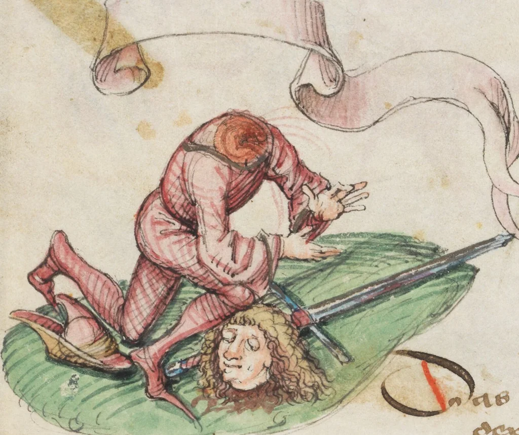 An illustration from Diebold Schilling, Amtliche Berner Chronik, vol. 3, 1478, leaf 898
