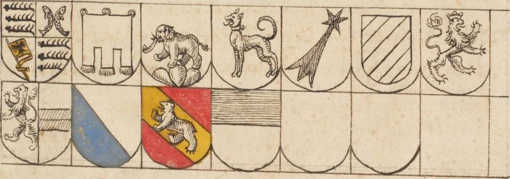 An illustration from Silbereisen: Chronicon Helvetiae, Part I, 1576, leaf 130