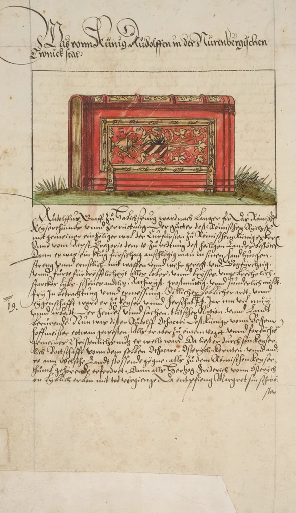 An illustration from Silbereisen: Chronicon Helvetiae, Part I, 1576, leaf 134