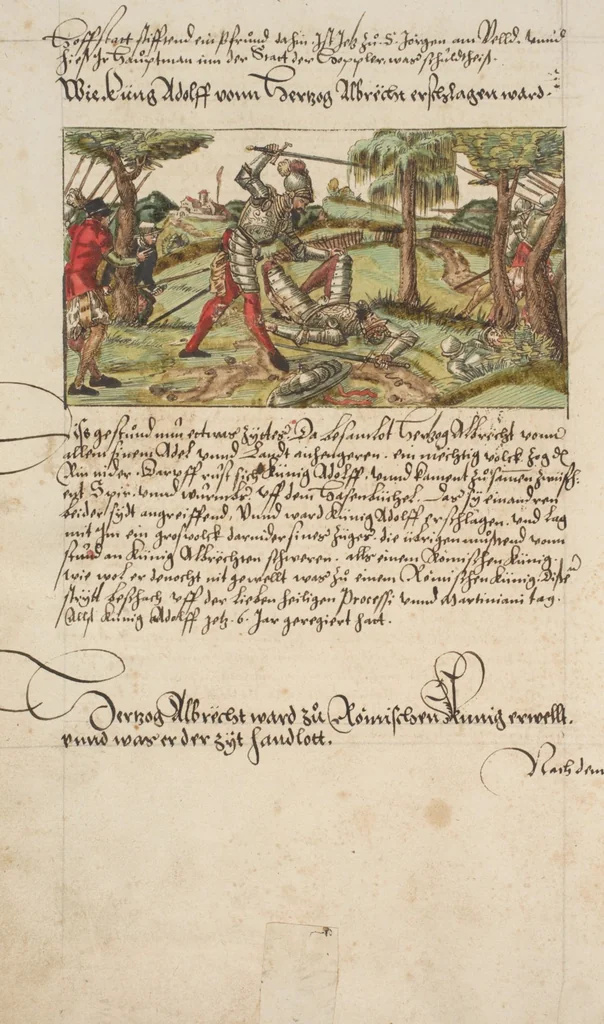An illustration from Silbereisen: Chronicon Helvetiae, Part I, 1576, leaf 138