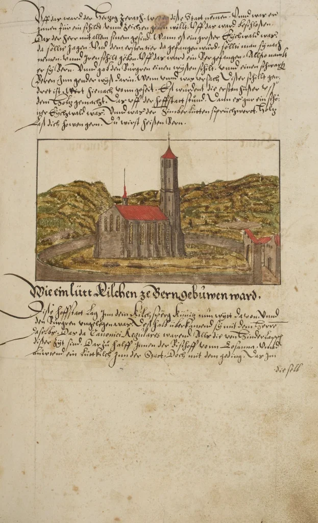 An illustration from Silbereisen: Chronicon Helvetiae, Part I, 1576, leaf 191