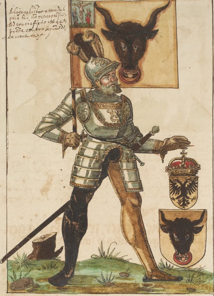 An illustration from Silbereisen: Chronicon Helvetiae, Part I, 1576, leaf 238