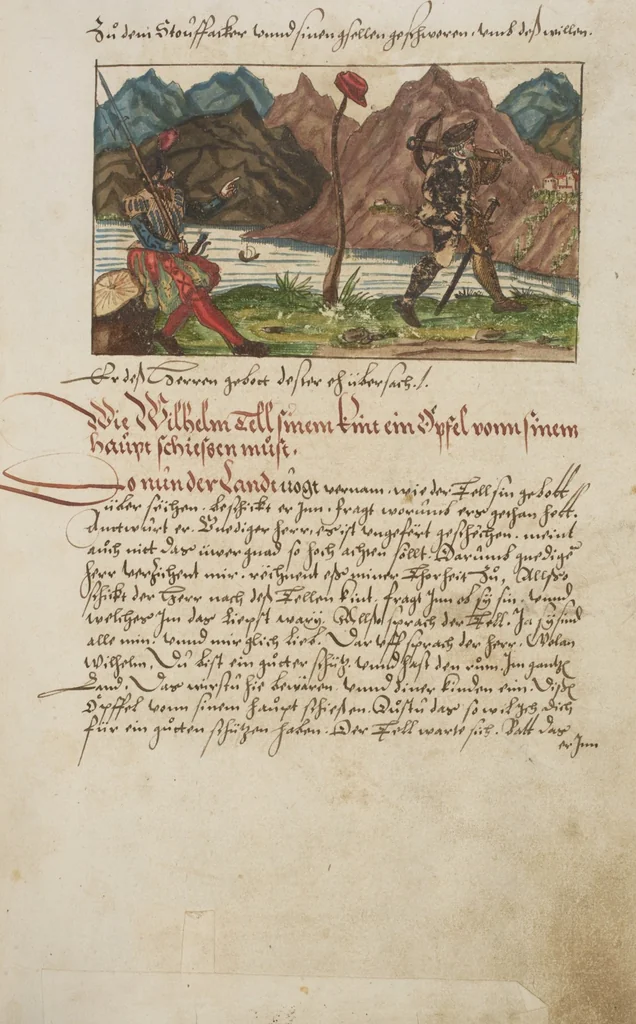 An illustration from Silbereisen: Chronicon Helvetiae, Part I, 1576, leaf 271