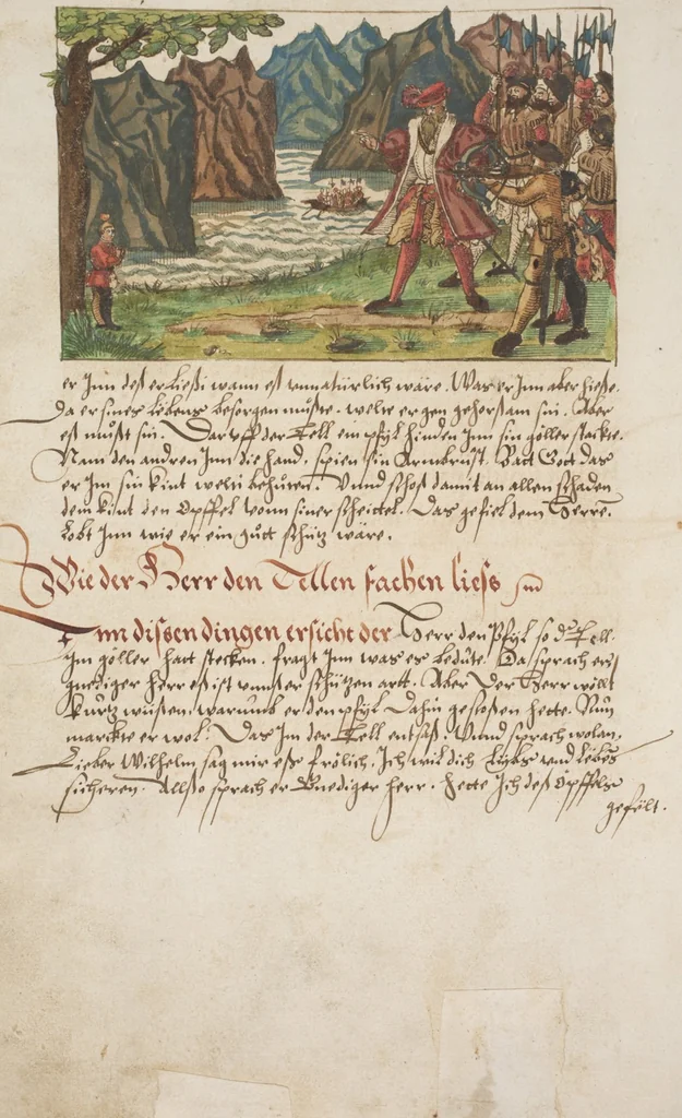 An illustration from Silbereisen: Chronicon Helvetiae, Part I, 1576, leaf 272