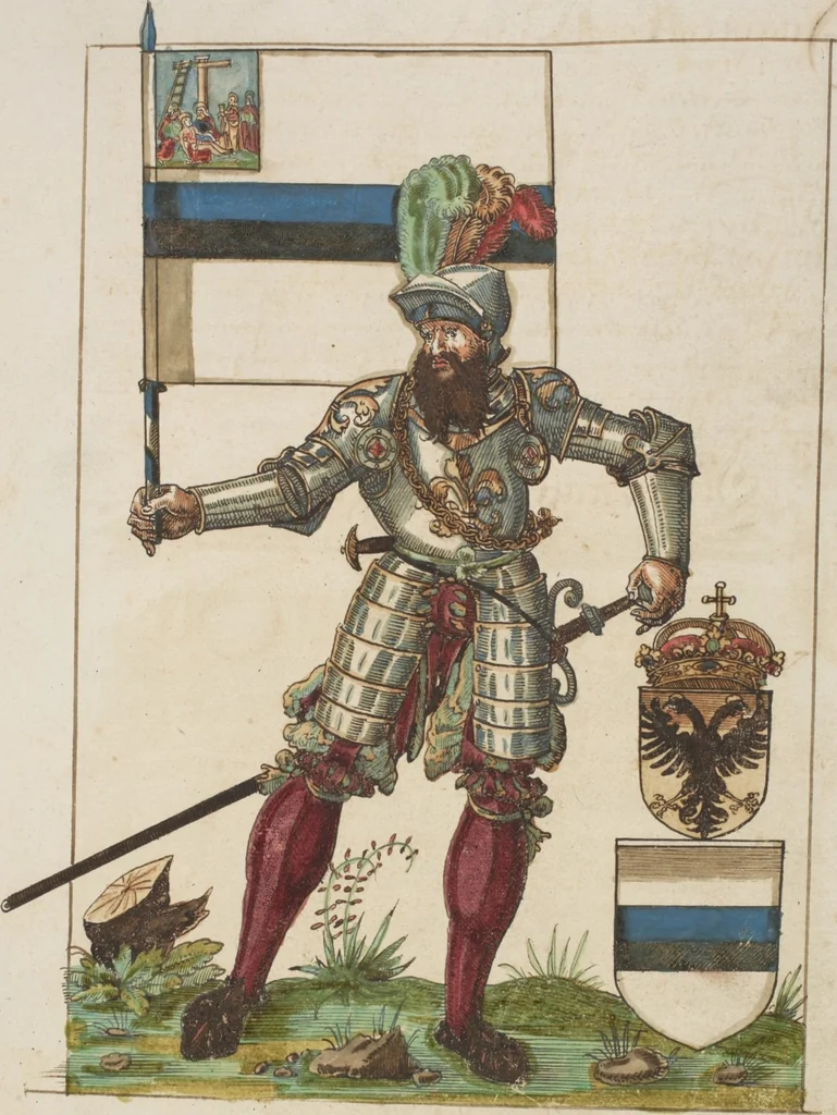 An illustration from Silbereisen: Chronicon Helvetiae, Part I, 1576, leaf 283