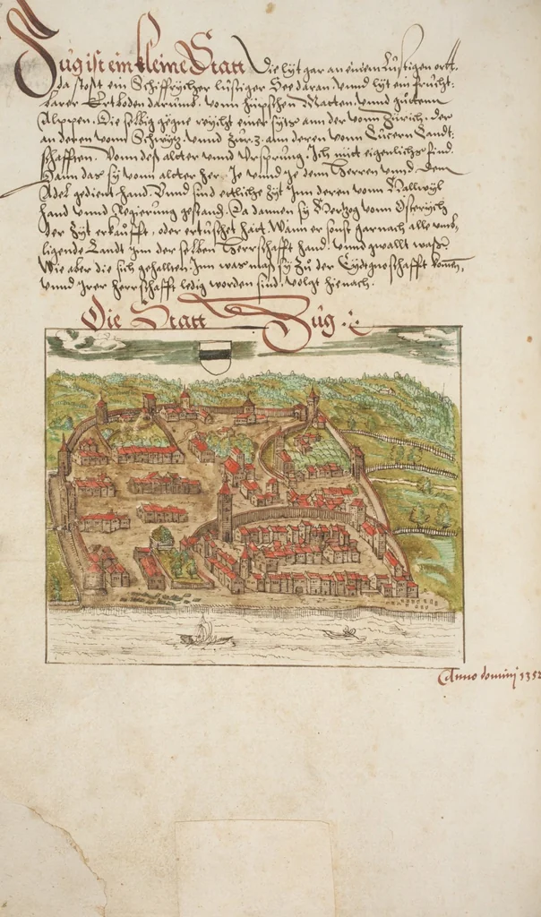 An illustration from Silbereisen: Chronicon Helvetiae, Part I, 1576, leaf 284