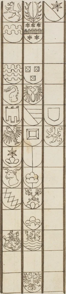 An illustration from Silbereisen: Chronicon Helvetiae, Part I, 1576, leaf 39