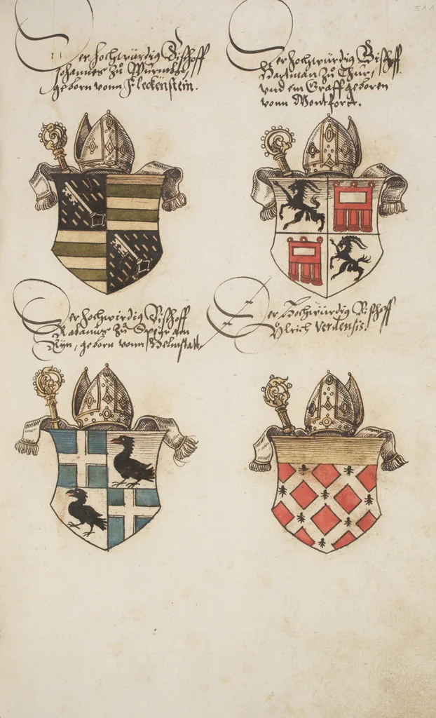 An illustration from Silbereisen: Chronicon Helvetiae, Part I, 1576, leaf 515