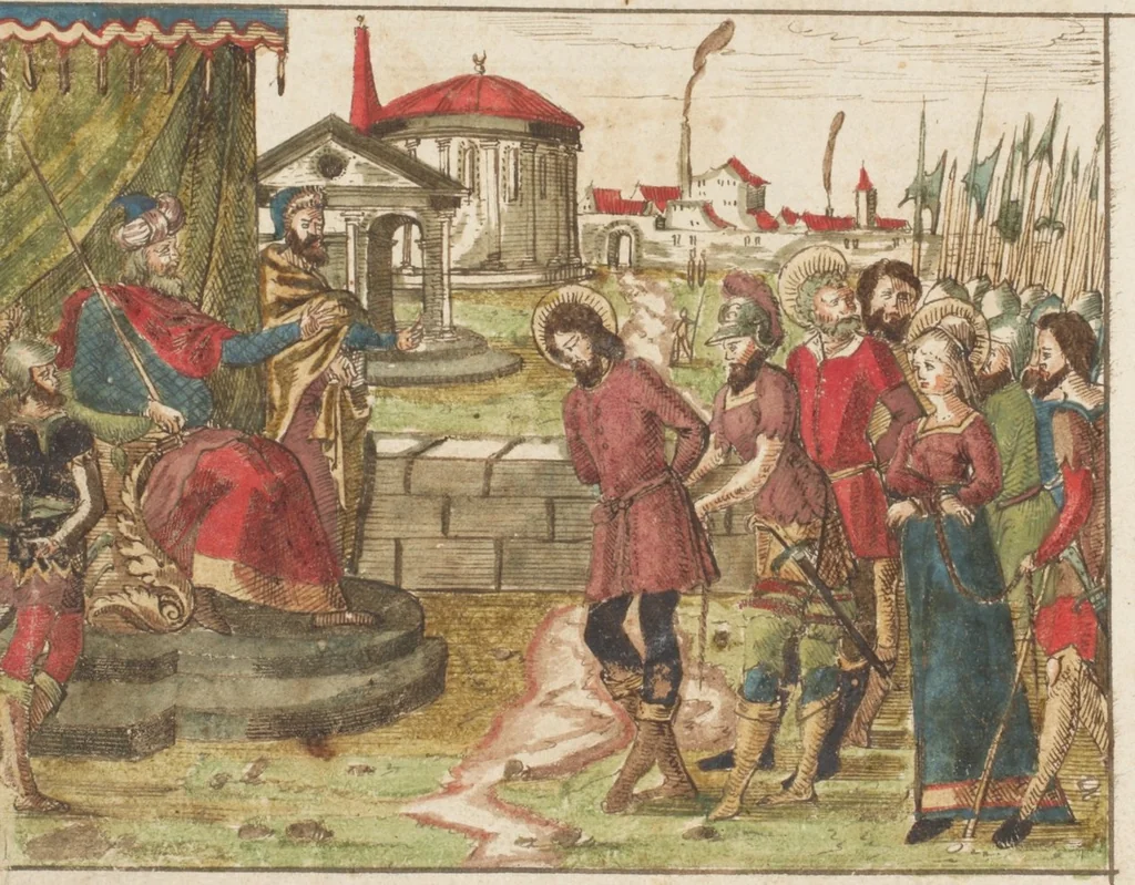 An illustration from Silbereisen: Chronicon Helvetiae, Part I, 1576, leaf 52