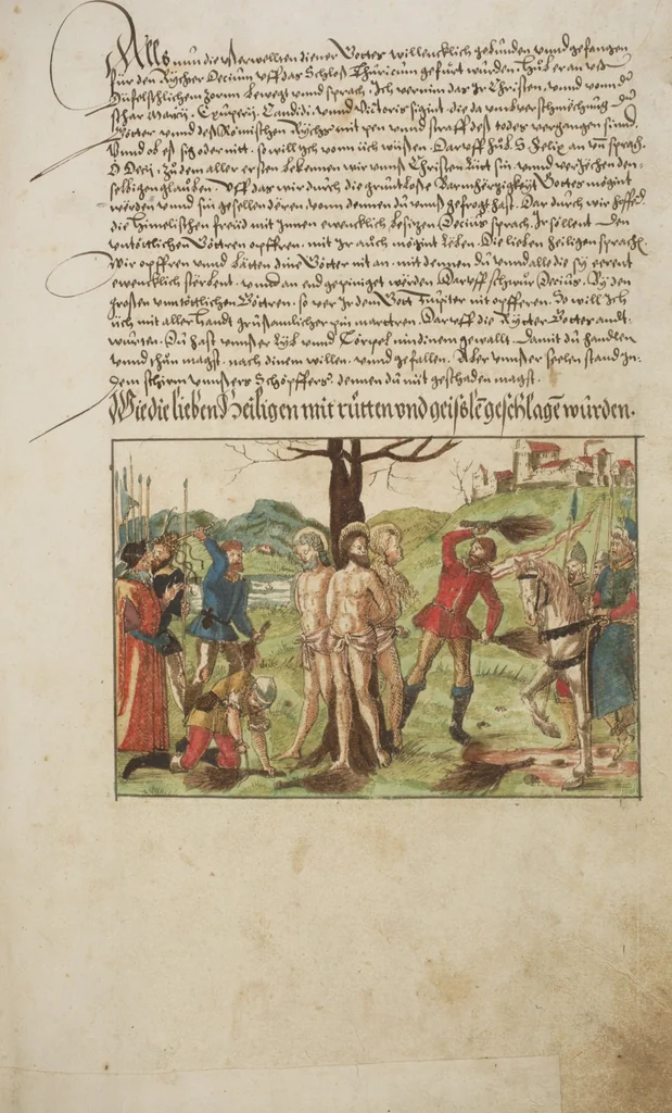 An illustration from Silbereisen: Chronicon Helvetiae, Part I, 1576, leaf 53