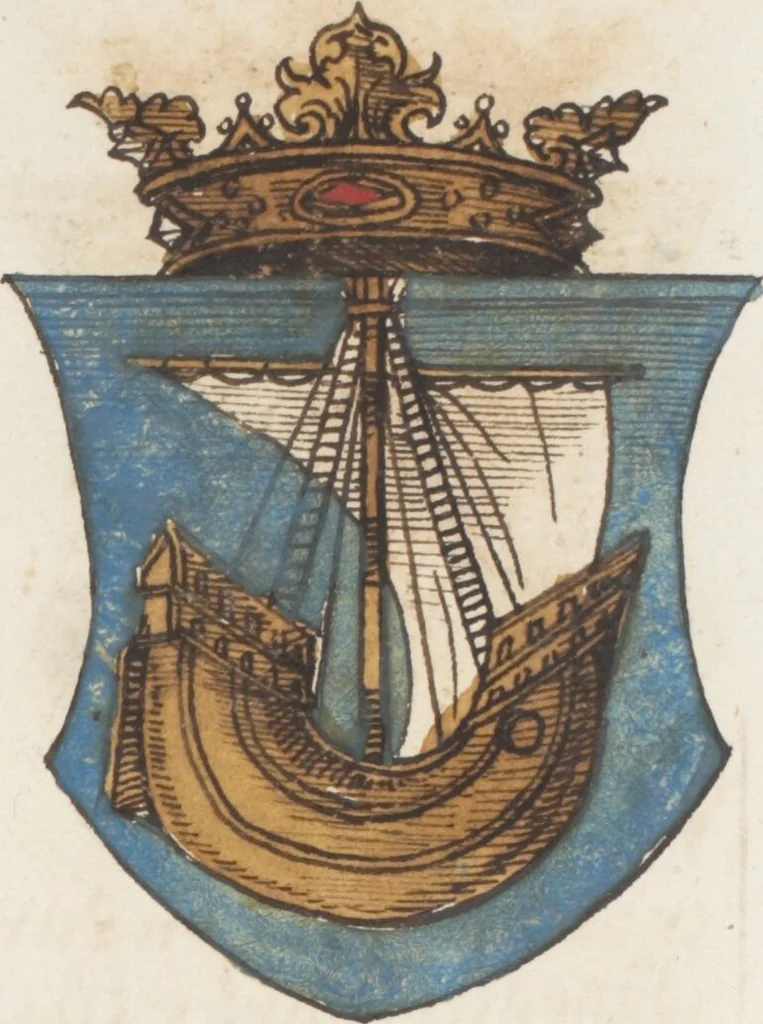 An illustration from Silbereisen: Chronicon Helvetiae, Part I, 1576, leaf 560