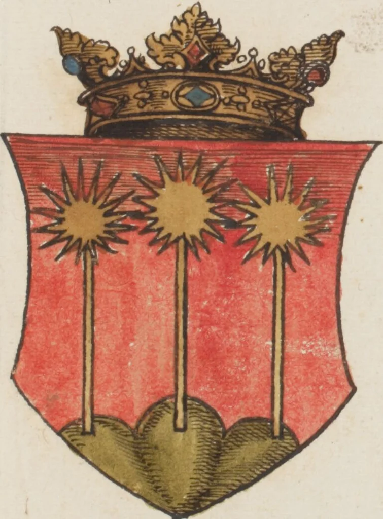 An illustration from Silbereisen: Chronicon Helvetiae, Part I, 1576, leaf 561