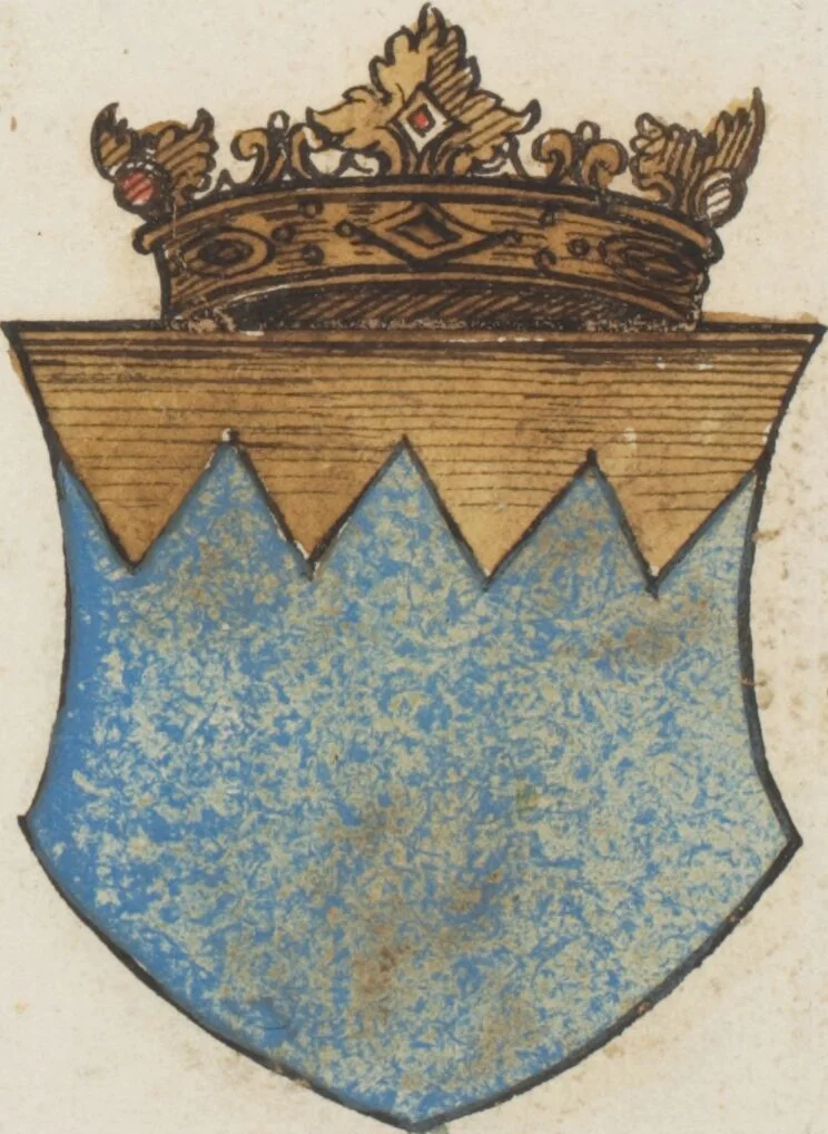 An illustration from Silbereisen: Chronicon Helvetiae, Part I, 1576, leaf 567