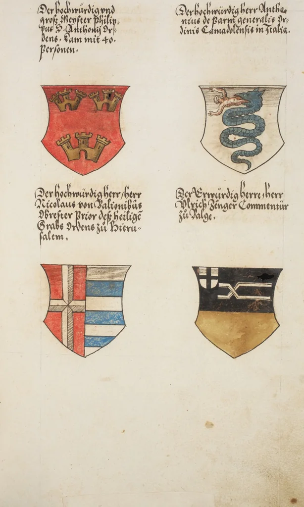 An illustration from Silbereisen: Chronicon Helvetiae, Part I, 1576, leaf 583