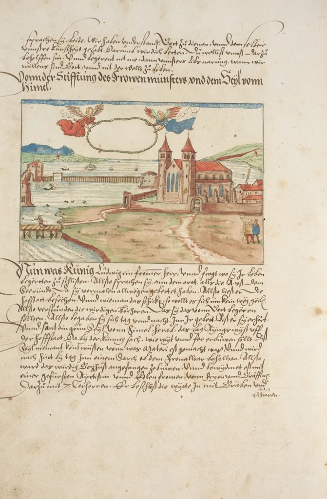 An illustration from Silbereisen: Chronicon Helvetiae, Part I, 1576, leaf 60