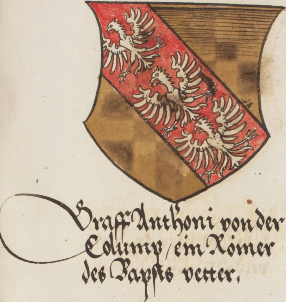 An illustration from Silbereisen: Chronicon Helvetiae, Part I, 1576, leaf 613