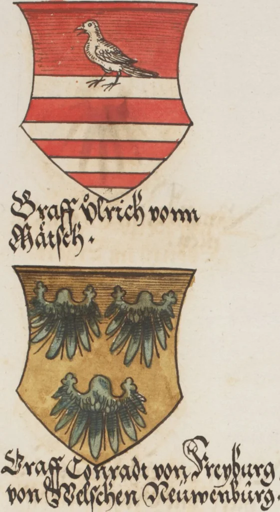 An illustration from Silbereisen: Chronicon Helvetiae, Part I, 1576, leaf 627