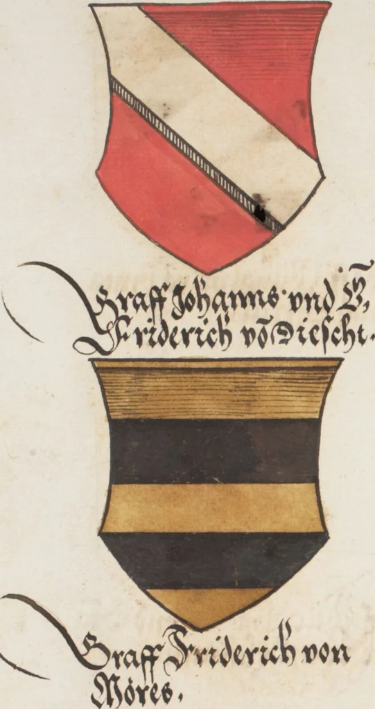 An illustration from Silbereisen: Chronicon Helvetiae, Part I, 1576, leaf 628