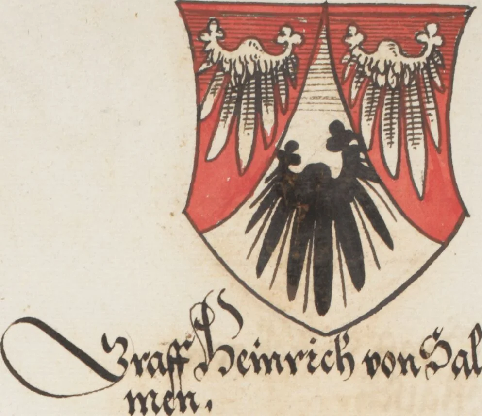 An illustration from Silbereisen: Chronicon Helvetiae, Part I, 1576, leaf 628