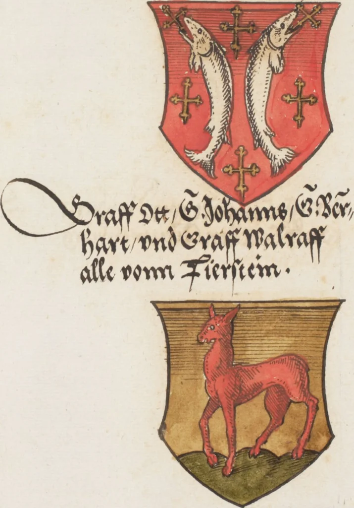 An illustration from Silbereisen: Chronicon Helvetiae, Part I, 1576, leaf 628