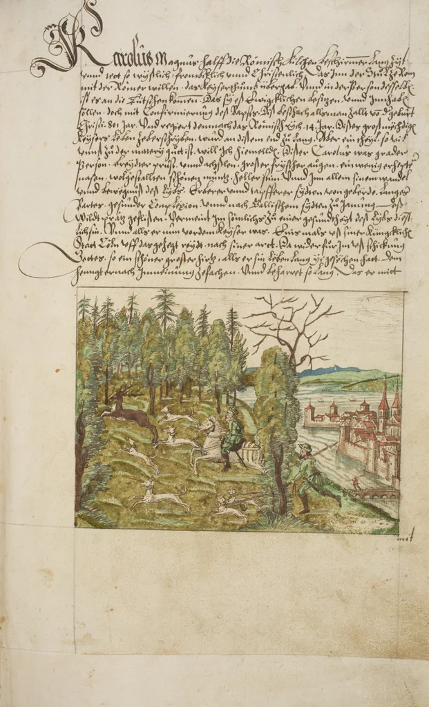 An illustration from Silbereisen: Chronicon Helvetiae, Part I, 1576, leaf 63