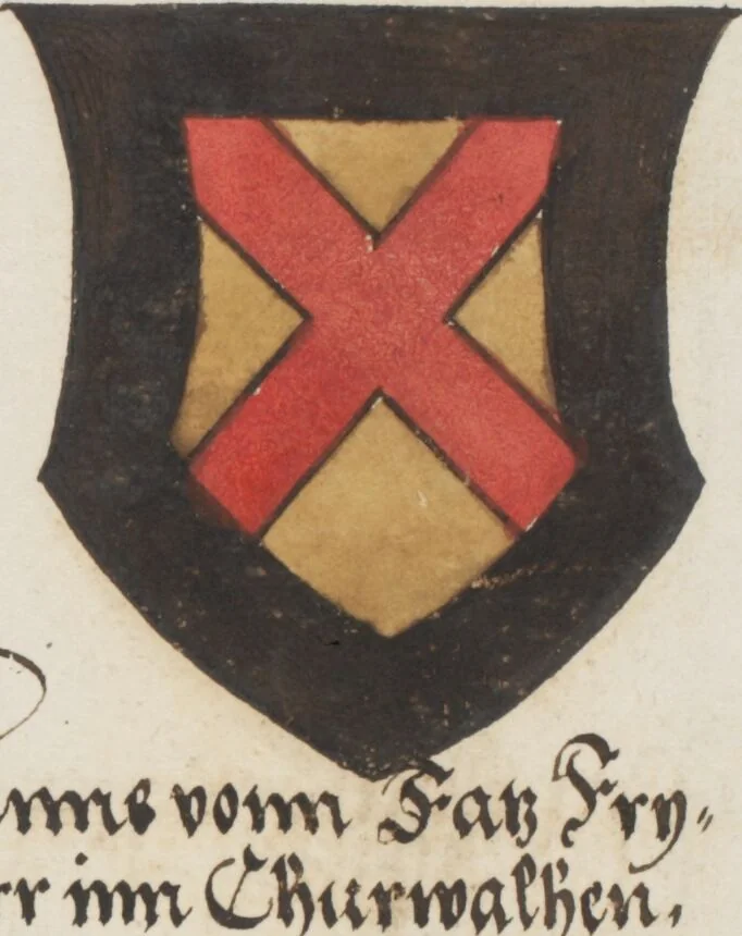An illustration from Silbereisen: Chronicon Helvetiae, Part I, 1576, leaf 635