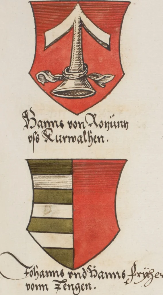 An illustration from Silbereisen: Chronicon Helvetiae, Part I, 1576, leaf 641