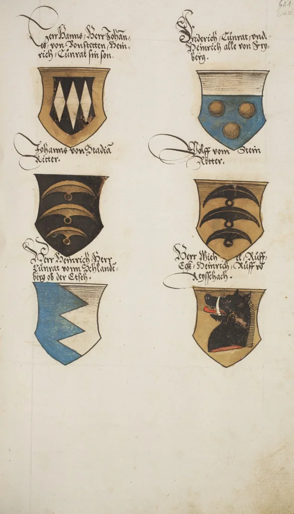 An illustration from Silbereisen: Chronicon Helvetiae, Part I, 1576, leaf 649