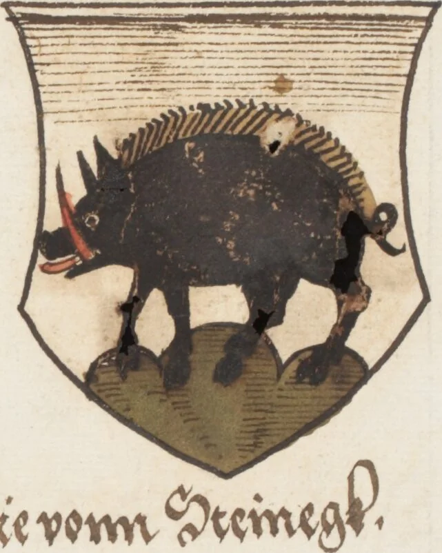 An illustration from Silbereisen: Chronicon Helvetiae, Part I, 1576, leaf 662