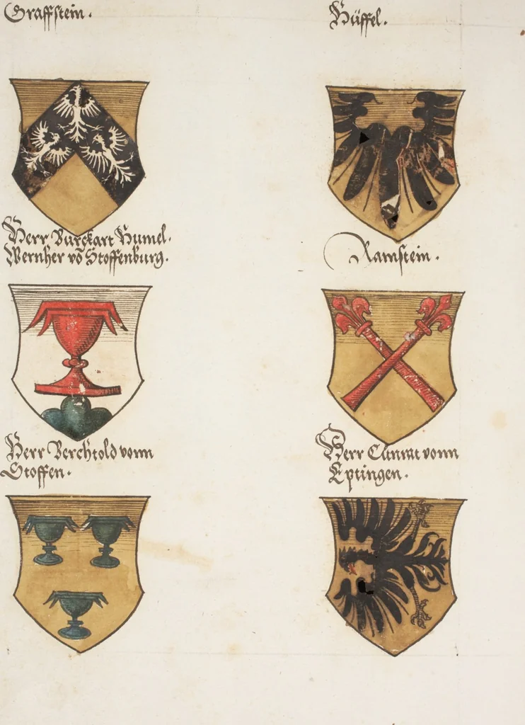 An illustration from Silbereisen: Chronicon Helvetiae, Part I, 1576, leaf 668