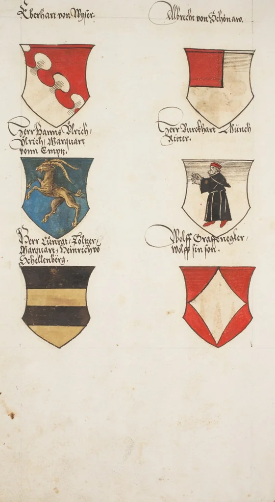 An illustration from Silbereisen: Chronicon Helvetiae, Part I, 1576, leaf 670