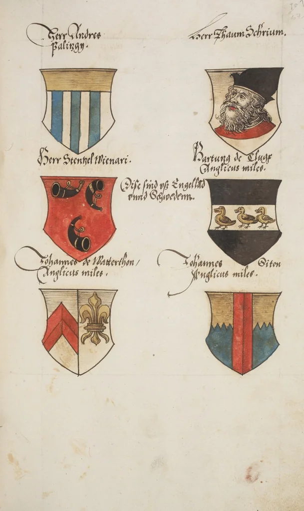 An illustration from Silbereisen: Chronicon Helvetiae, Part I, 1576, leaf 675