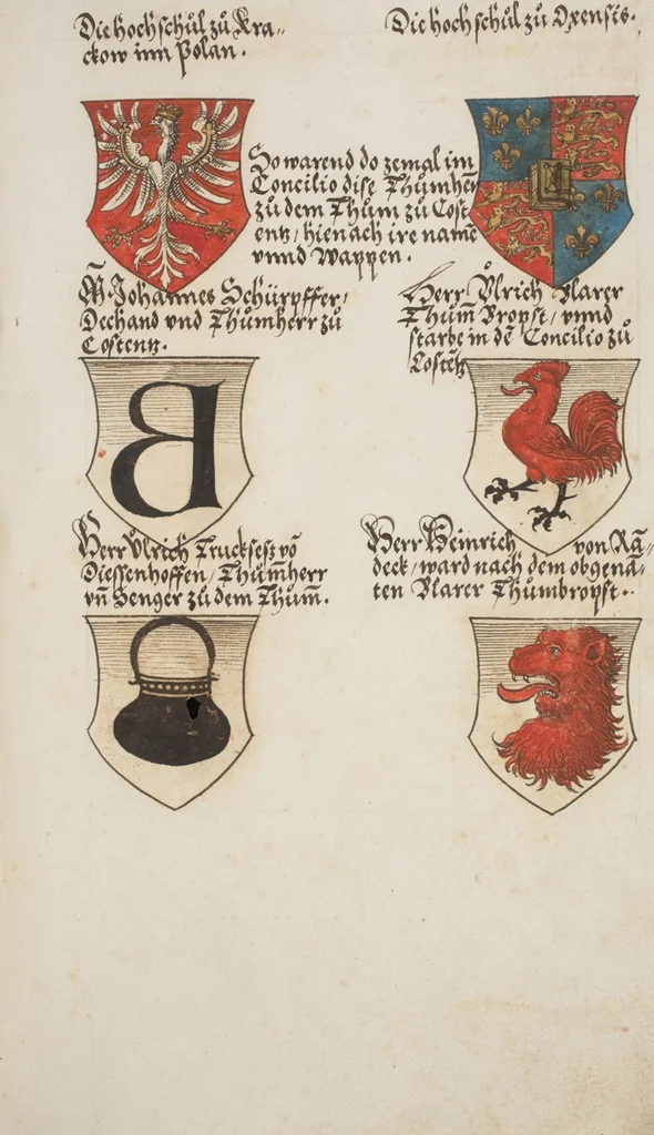 An illustration from Silbereisen: Chronicon Helvetiae, Part I, 1576, leaf 687