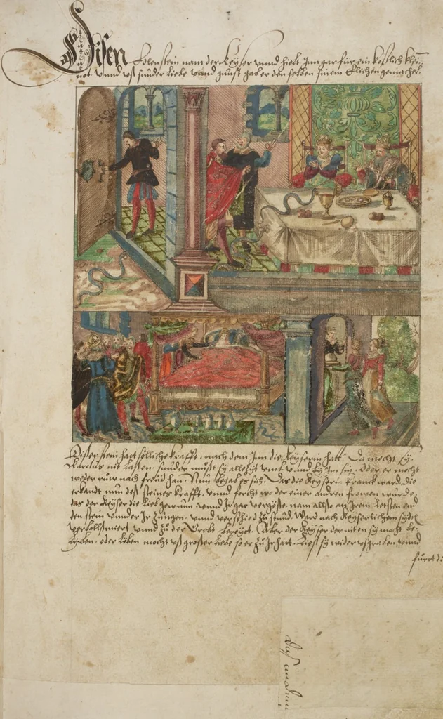 An illustration from Silbereisen: Chronicon Helvetiae, Part I, 1576, leaf 69