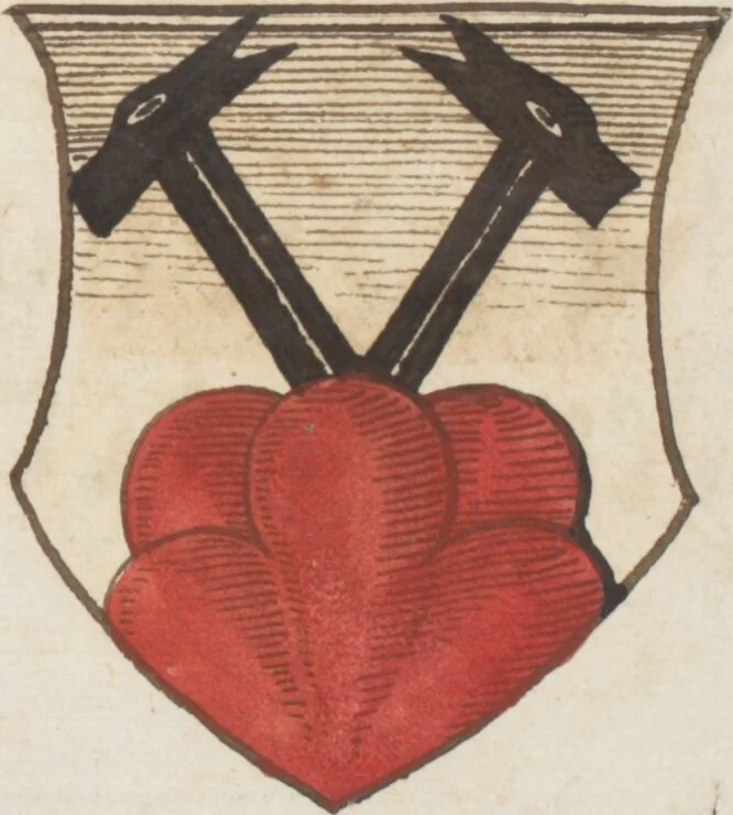 An illustration from Silbereisen: Chronicon Helvetiae, Part I, 1576, leaf 691