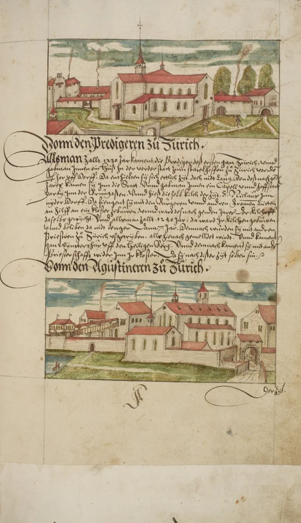 An illustration from Silbereisen: Chronicon Helvetiae, Part I, 1576, leaf 75