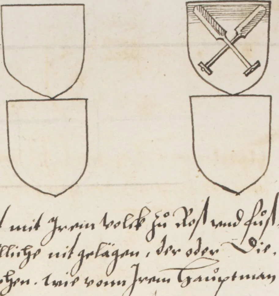 An illustration from Silbereisen: Chronicon Helvetiae, Part I, 1576, leaf 808