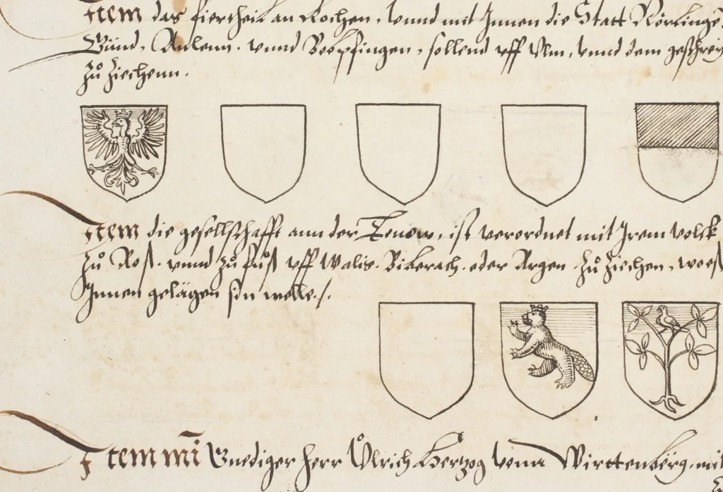 An illustration from Silbereisen: Chronicon Helvetiae, Part I, 1576, leaf 808