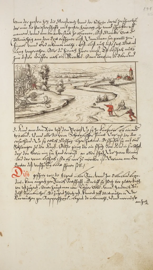 An illustration from Silbereisen: Chronicon Helvetiae, Part I, 1576, leaf 859