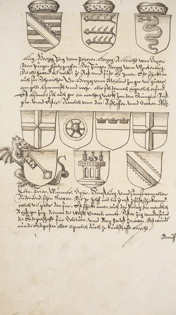 An illustration from Silbereisen: Chronicon Helvetiae, Part I, 1576, leaf 916