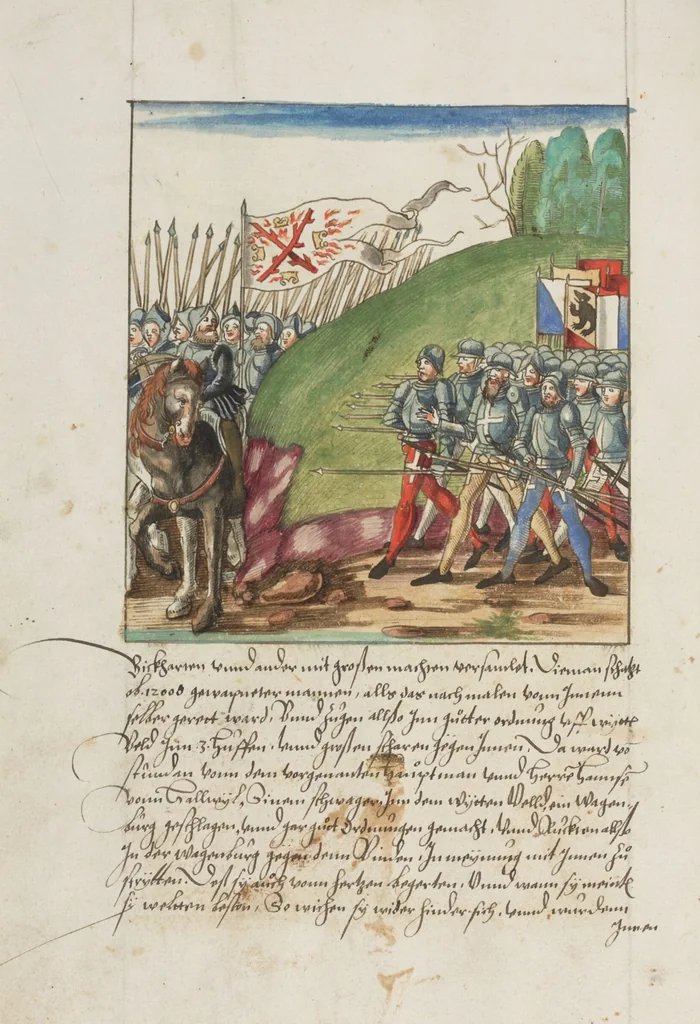 An illustration from Silbereisen: Chronicon Helvetiae, Part II, 1572, leaf 178