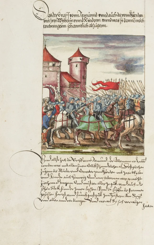 An illustration from Silbereisen: Chronicon Helvetiae, Part II, 1572, leaf 314