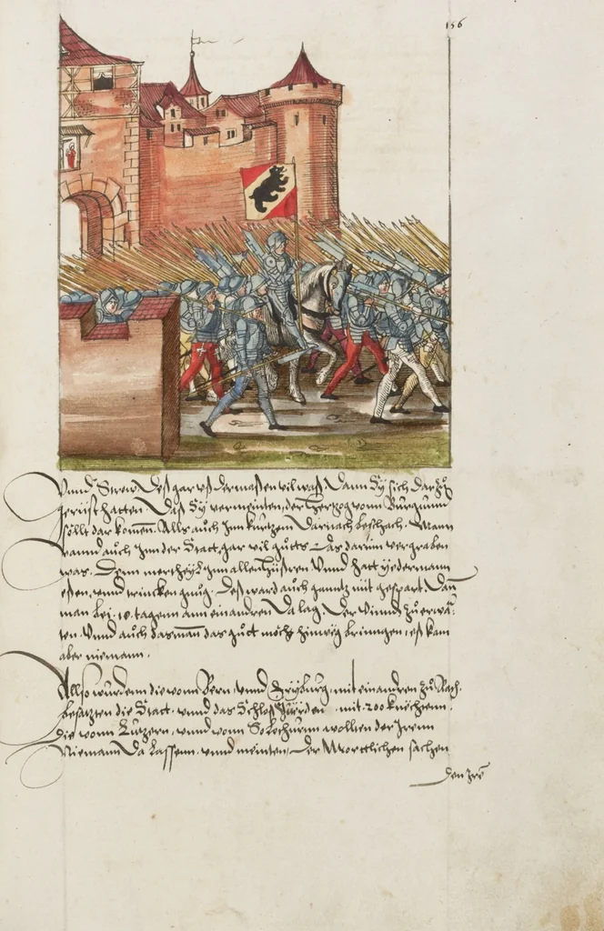 An illustration from Silbereisen: Chronicon Helvetiae, Part II, 1572, leaf 319